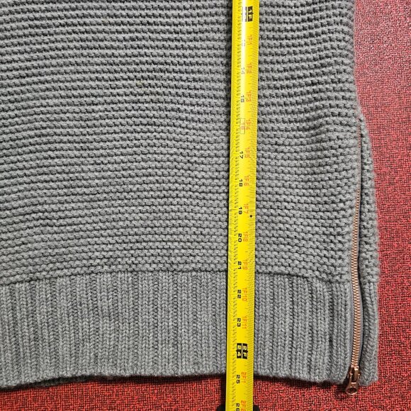 Lululemon Karma Kurmasana Sweater Merino Wool Heathered Medium Grey Size 6 - Picture 8 of 8